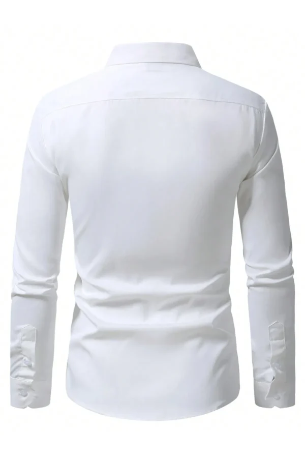 White Formal Shirt – First Edition by EternZiv - Image 3
