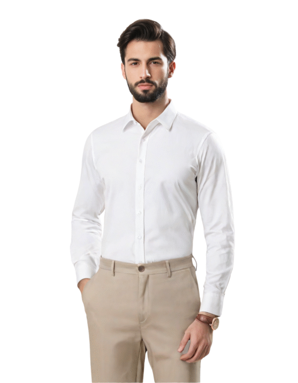 White Formal Shirt – First Edition by EternZiv