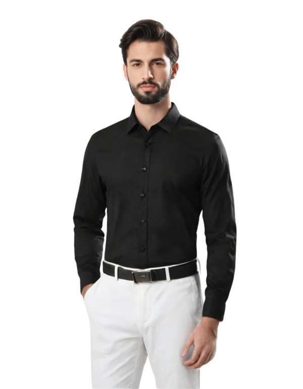 Black Formal Shirt – First Edition by EternZiv