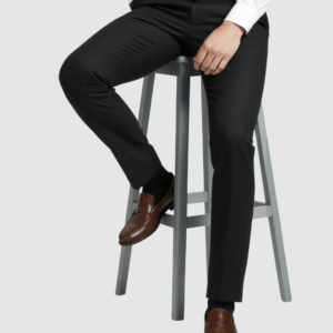 EternZiv Premium Black Men’s Formal Pant, luxury mens fashion, formal office wear