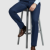 EternZiv Executive Navy Blue Men’s Formal Pant, elegant office attire, men couture