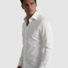 EternZiv White Men’s Formal Shirt, classic office wear, premium men couture