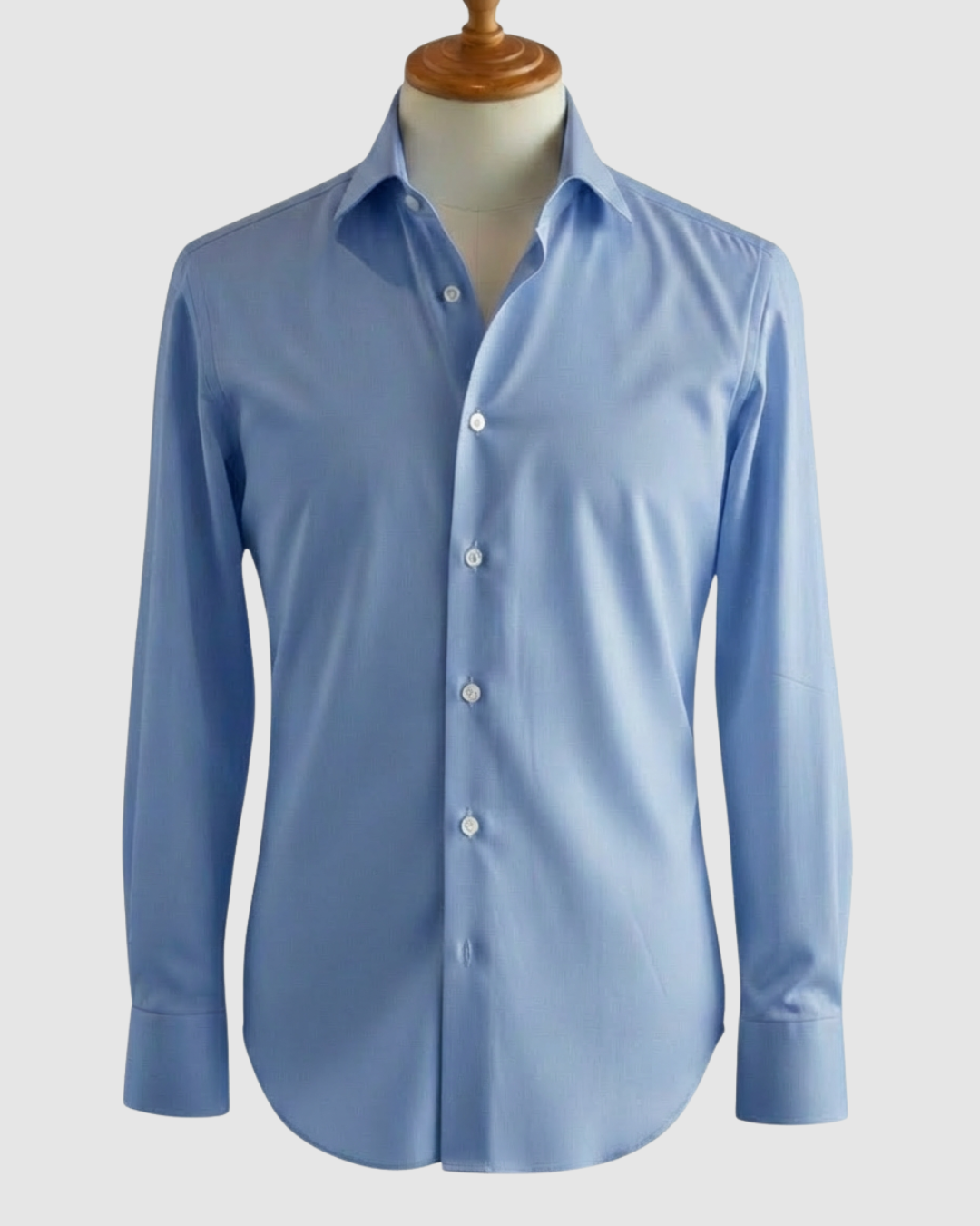 EternZiv Executive Navy Blue Men’s Formal Shirt, premium menswear, formal office shirt