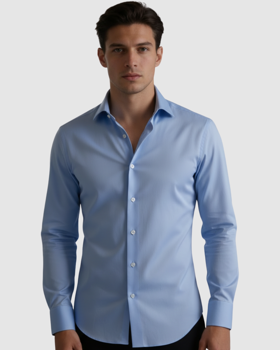 Executive Navy Blue Men’s Formal Shirt, premium menswear